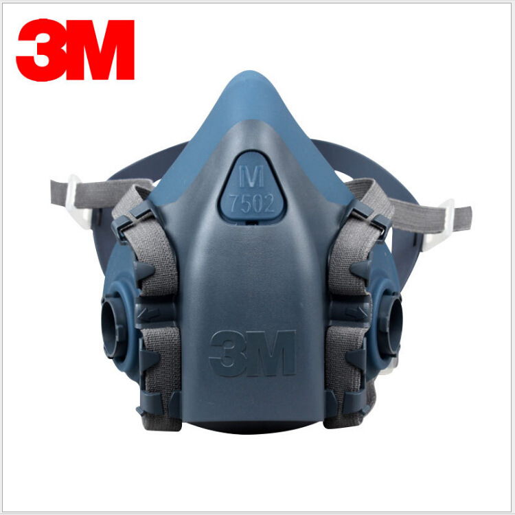 3m 7502 硅胶半面型防护面罩 中号
